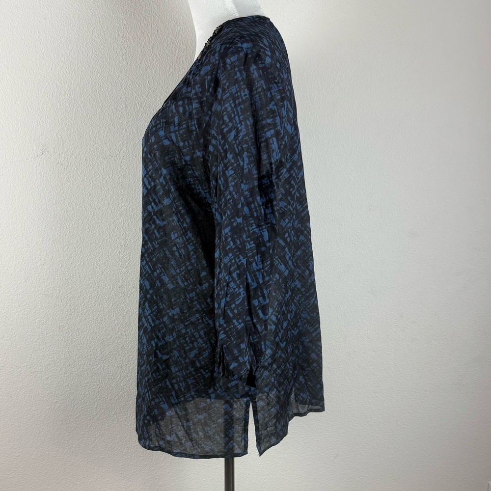 Michael Kors Women’s Embellished V-Neck‎ Tunic Top Size L - Picture 4 of 11